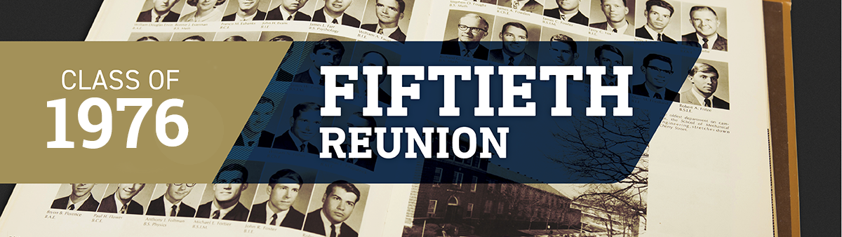 class of 1976 banner